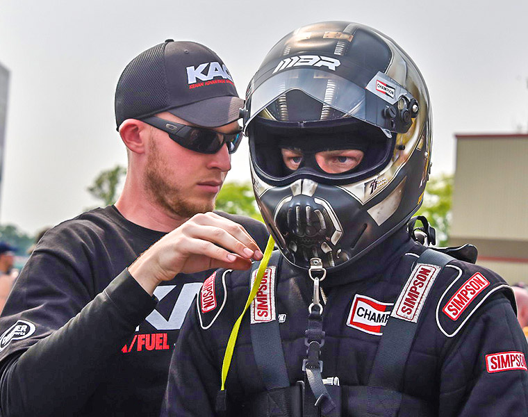 Since becoming licensed NHRA Top Alcohol Dragster pilots, Michalek Brothers Racing has 1 win, 2 runner-ups, and a semi-final finish in only 8 appearances. (Photo credit: David Smith)